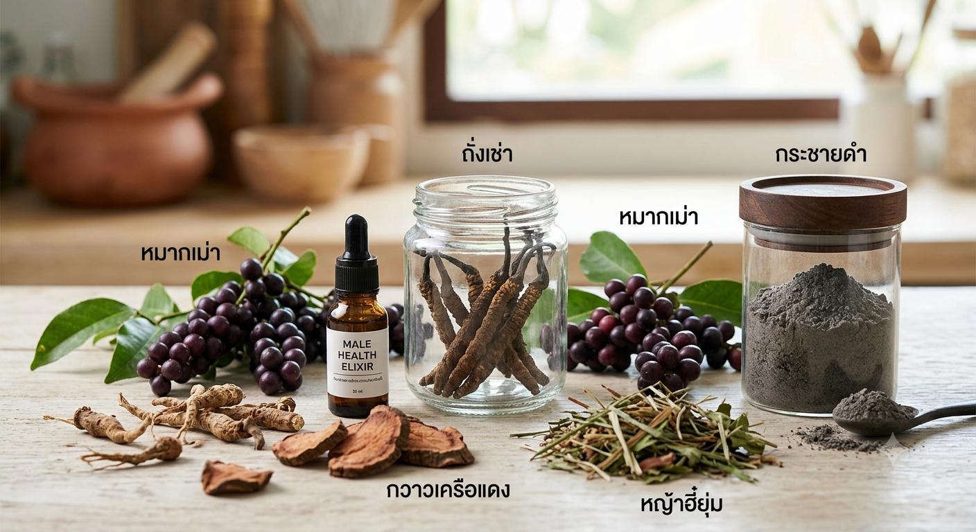 5 สมุนไพรผู้ชายตัวเด็ด บำรุงร่างกาย ฟื้นฟูระบบภายในให้กลับมาฟิตปั๋ง