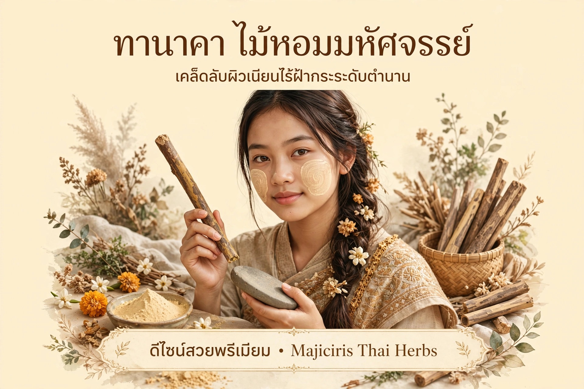 ทำความรู้จัก "ทานาคา" ไม้หอมมหัศจรรย์ เคล็ดลับผิวเนียนไร้ฝ้ากระระดับตำนาน